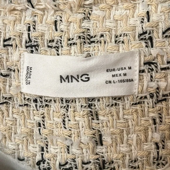 Mango Beige Tweed Jacket - Picture 7 of 11